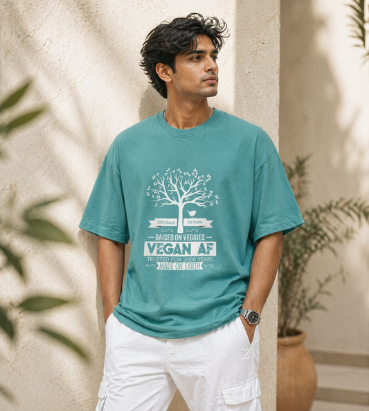 Vegan AF (Dusty Turquoise)