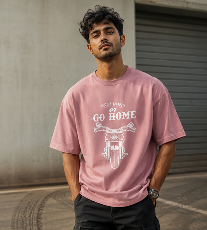 Go Hard Or Go Home (Pastel Pink)