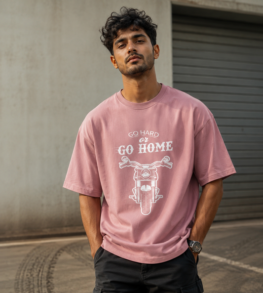 Go Hard Or Go Home (Pastel Pink)