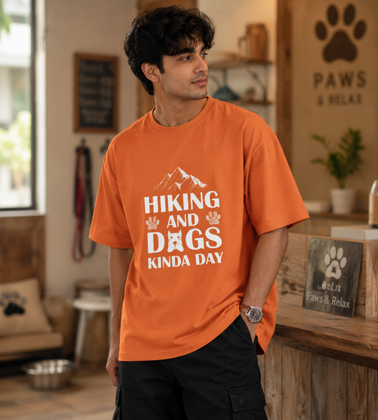 Hiking And Dogs Kinda Day (Orange)
