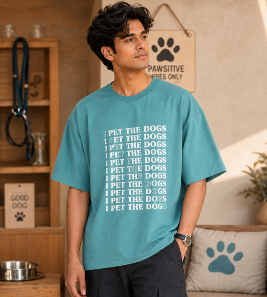 I Pet The Dogs (Dusty Turquoise)