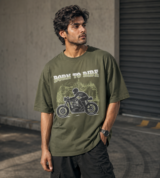 Born To Ride (Olive Green)