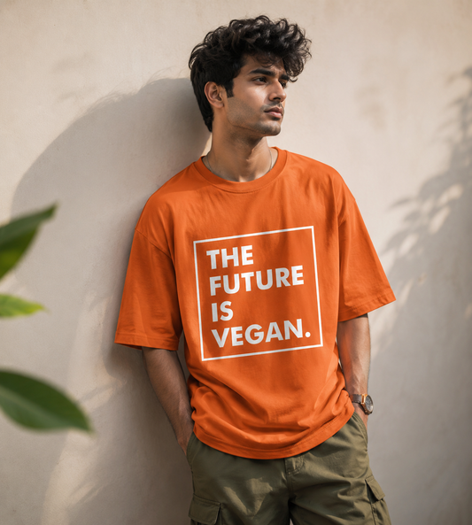 The Future Is Vegan (Orange)