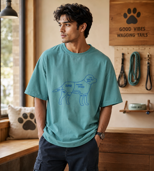 Dog Touch (Dusty Turquoise)