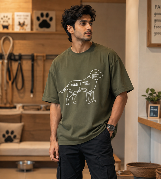 Dog Touch (Olive Green)
