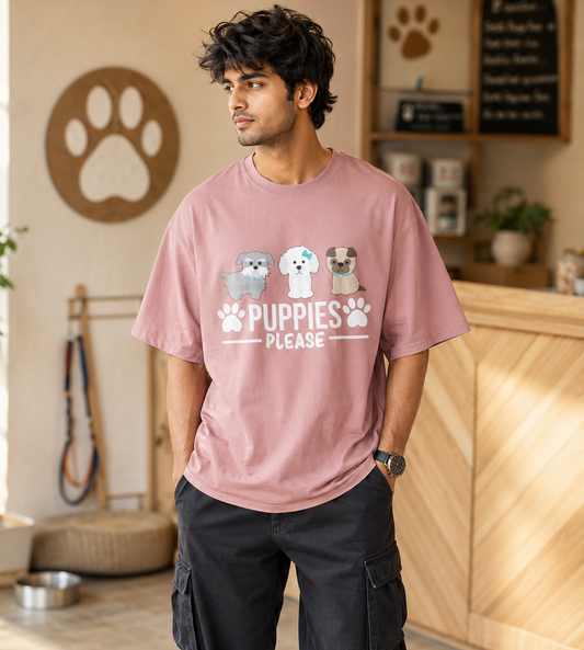 Puppies Please (Pastel Pink)