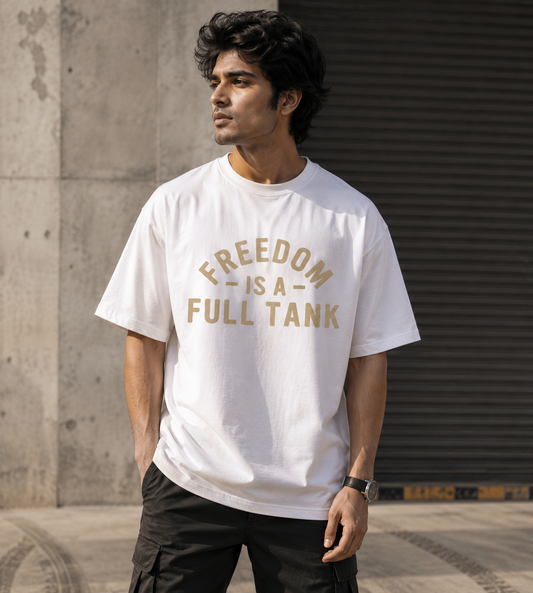 Freedom Is A Full Tank (White)
