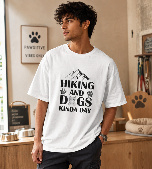 Hiking And Dogs Kinda Day (White)