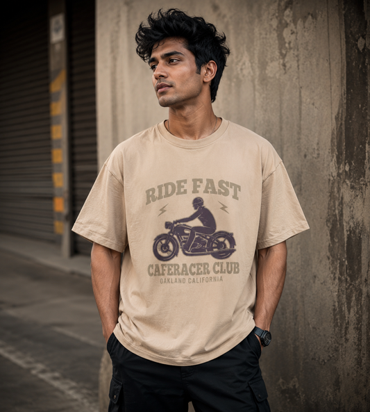 Ride Fast (Beige)