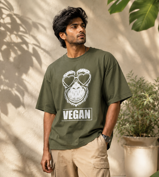 Vegan Monkey (Olive Green)