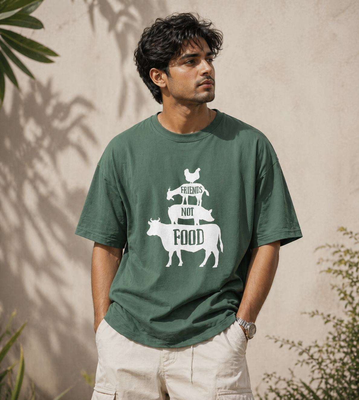 Friends Not Food (Forest Green)