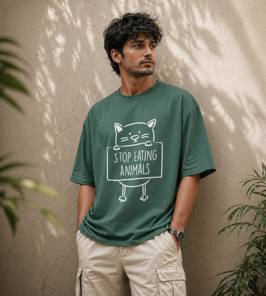 Stop Eating Animals (Forest Green)