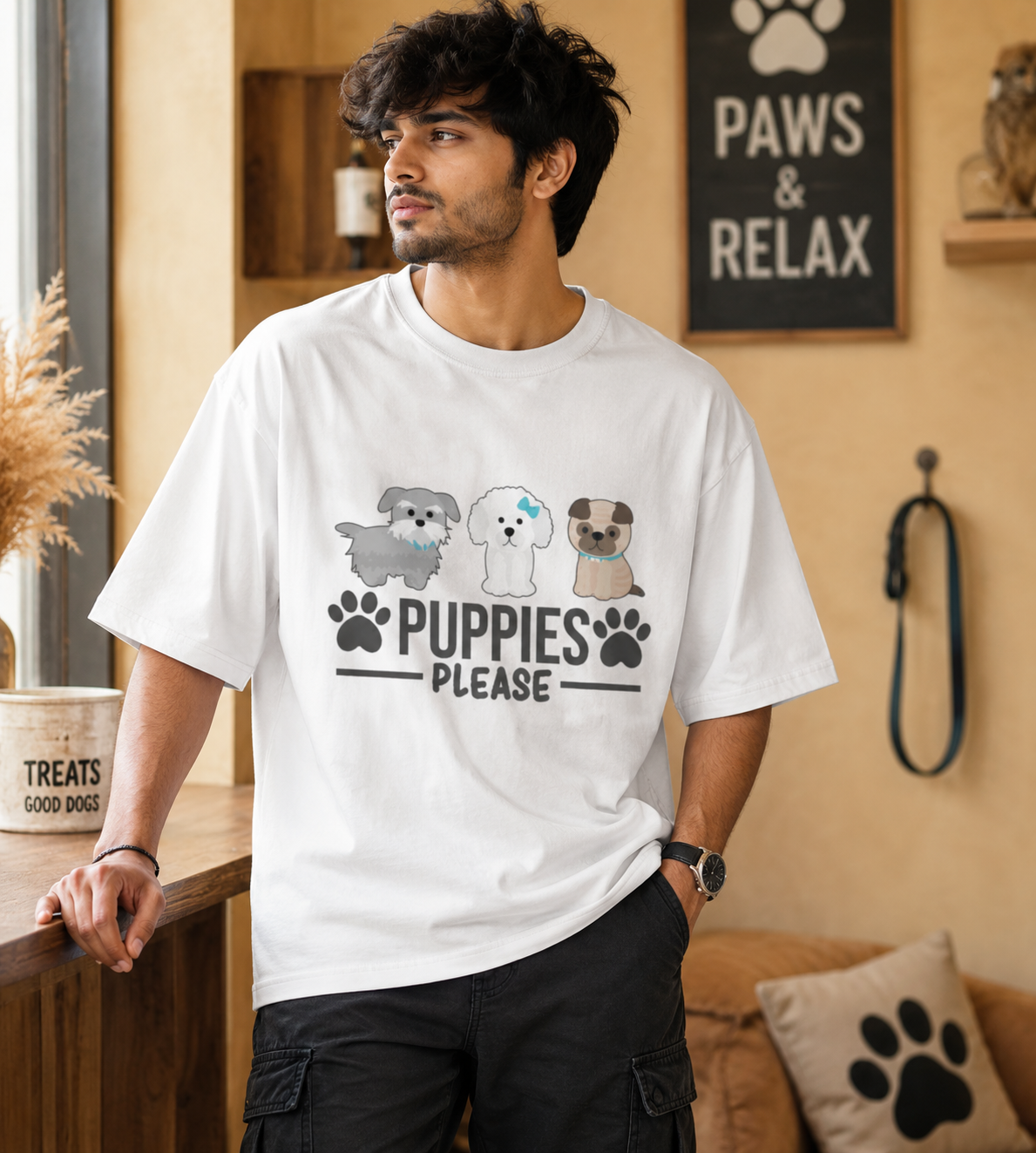 Puppies Please (White)