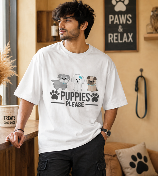 Puppies Please (White)