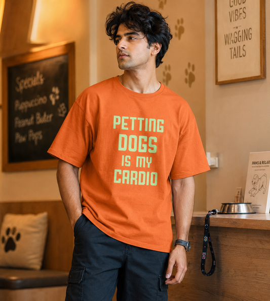 Petting Dogs Is My Cardio (Orange)