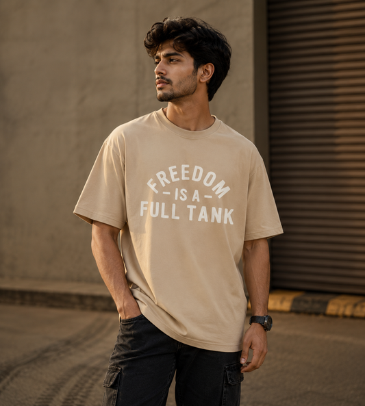 Freedom Is A Full Tank (Beige)
