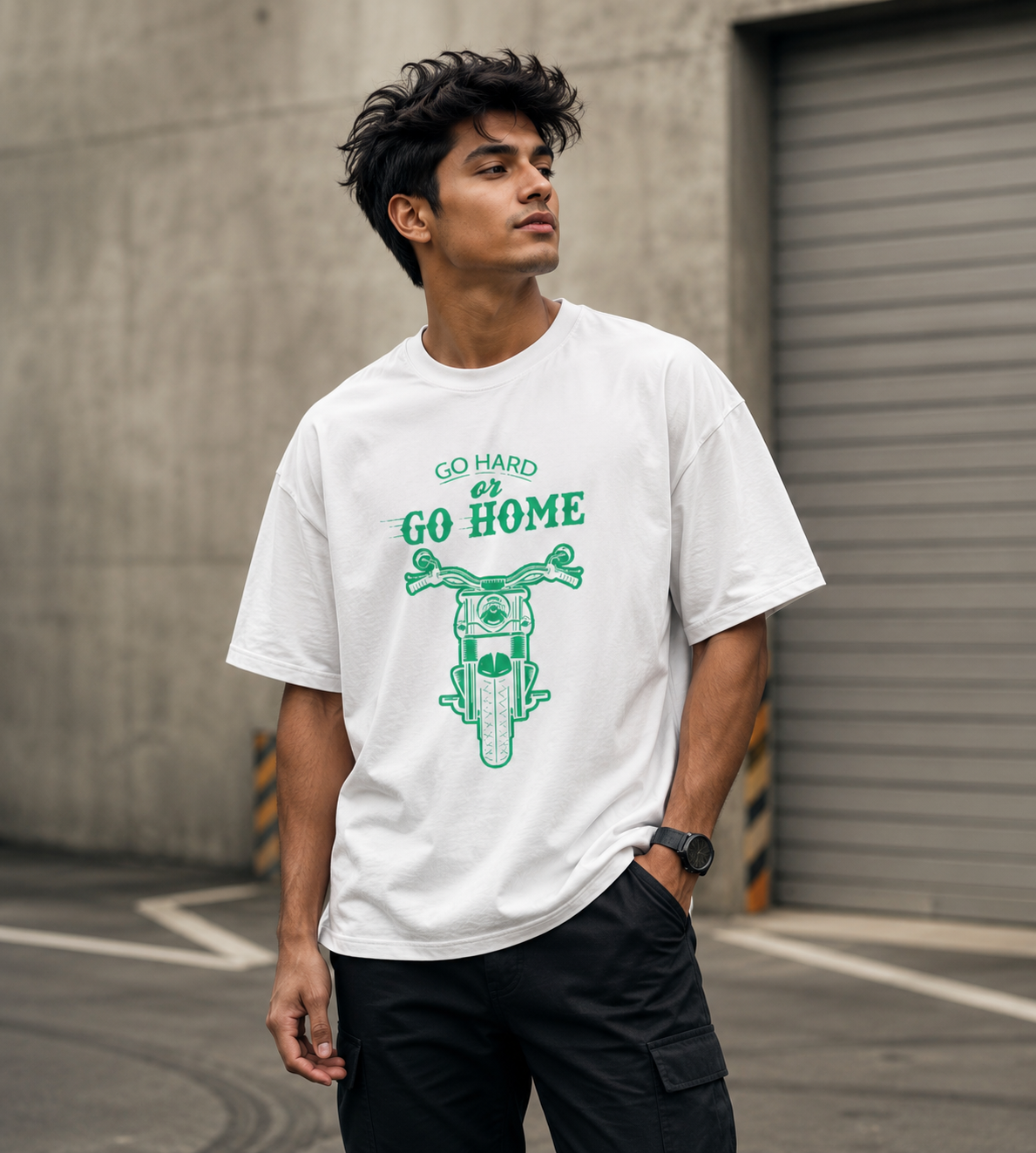 Go Hard Or Go Home (White)