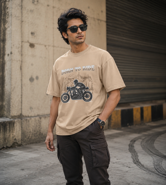 Born To Ride (Beige)