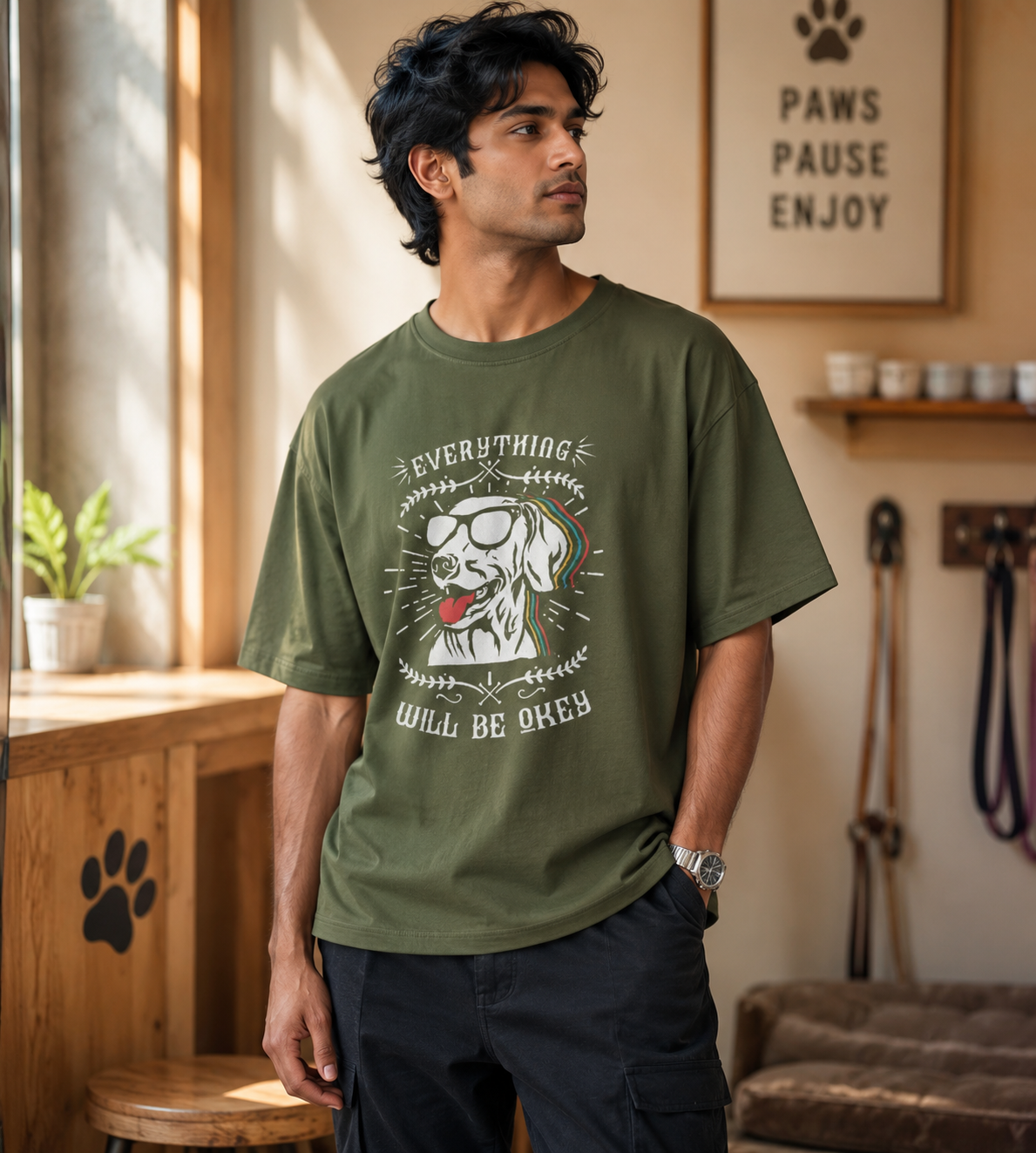 Everything Will Be Okay (Olive Green)