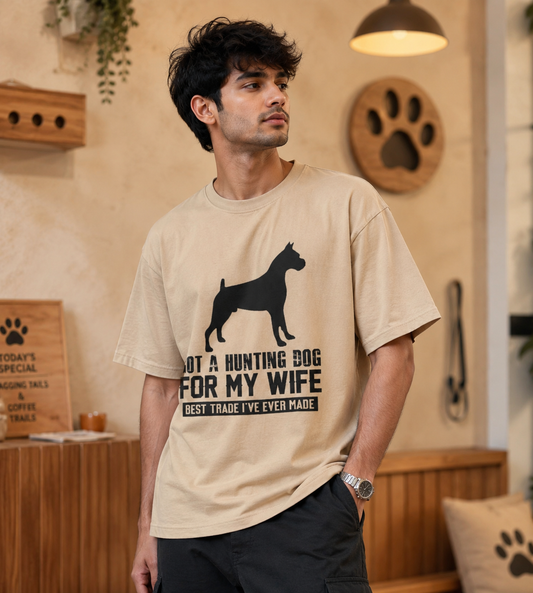 Got A Hunting Dog (Beige)