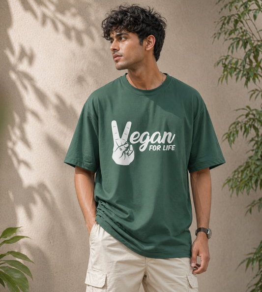 Vegan For Life (Forest Green)