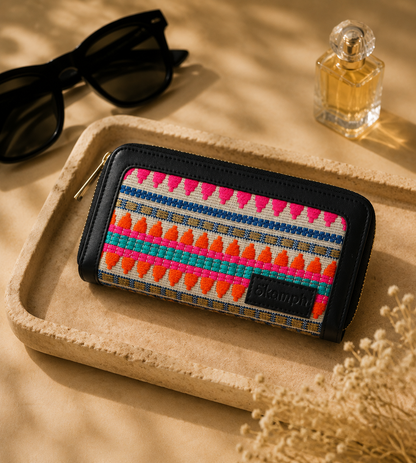 Pink Colourful Ladies Wallet