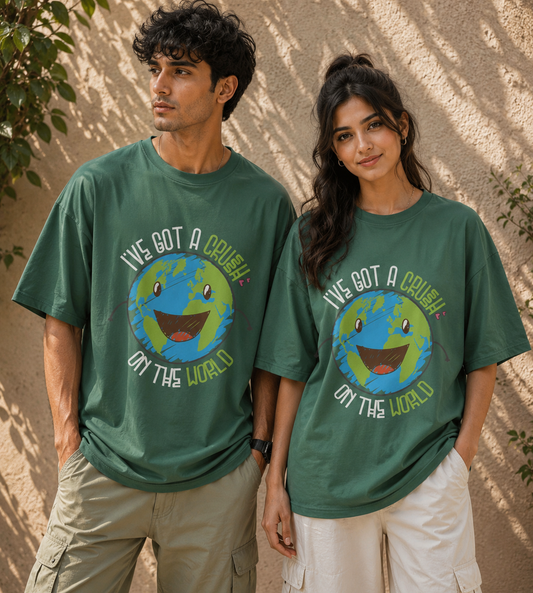 I've Got A Crush On The Earth (Forest Green)
