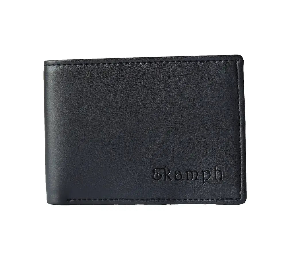 Black Blue Men's Wallet