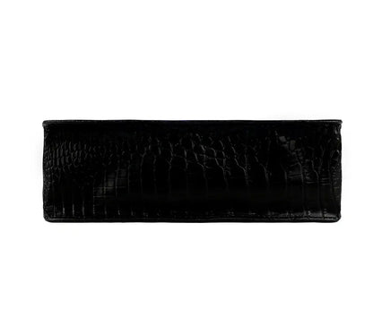 Black & Pink "Main Apni Favourite Hoon" Croc Box Sling Bag