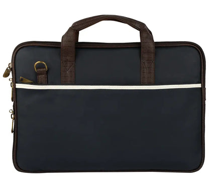 Blue & Brown Expandable Backpack Laptop Bag