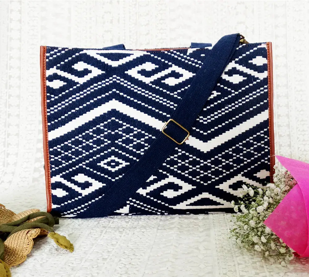 Bohemian Blue Laptop Tote