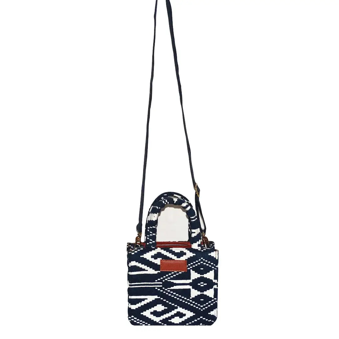 Bohemian Blue Mini Sling Bag