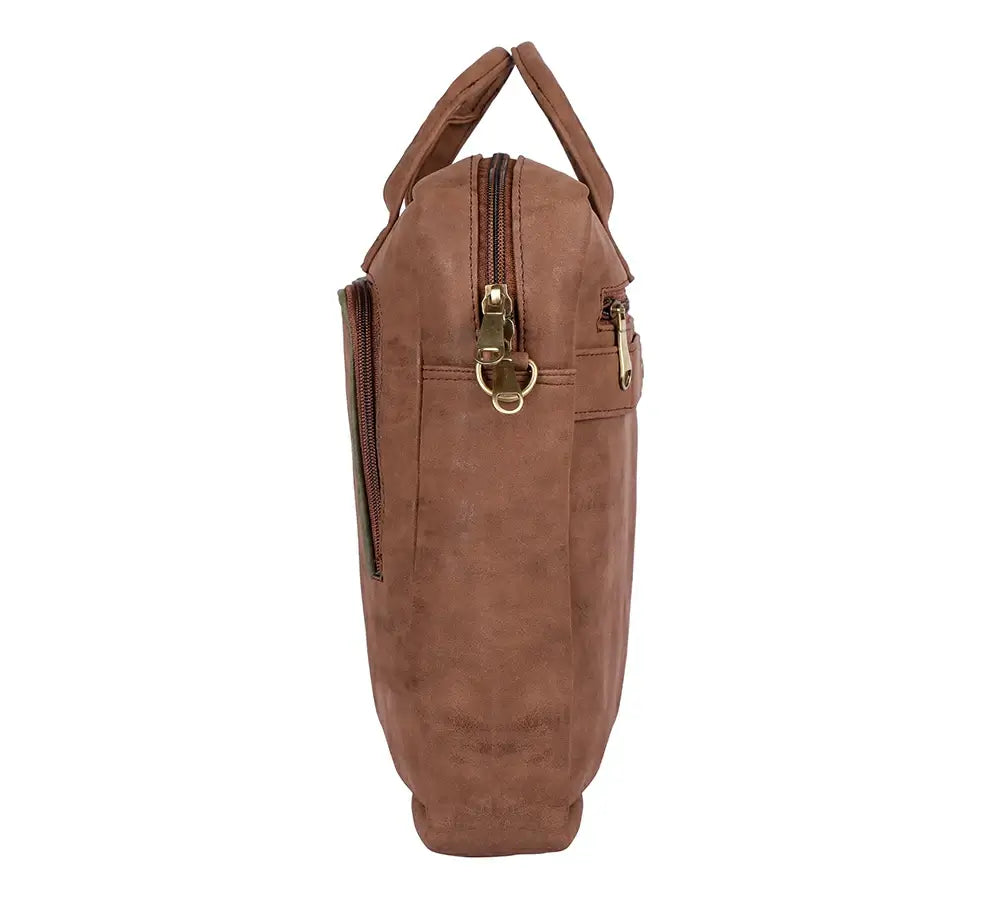 Suede Computer Backpack Buy Brown & Suede Laptop Bag | Men's Luxury Laptop Bag – Ekamph