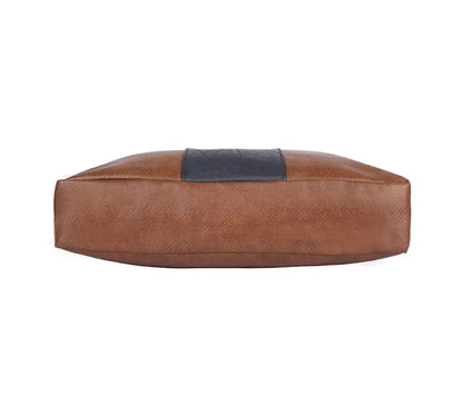 Brown & Blue Laptop Bag
