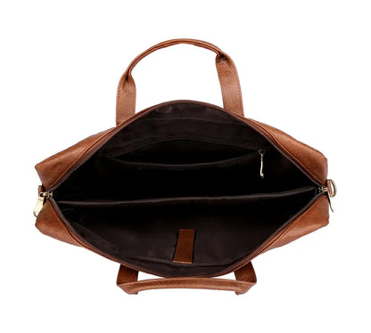 Brown & Grey Laptop Bag