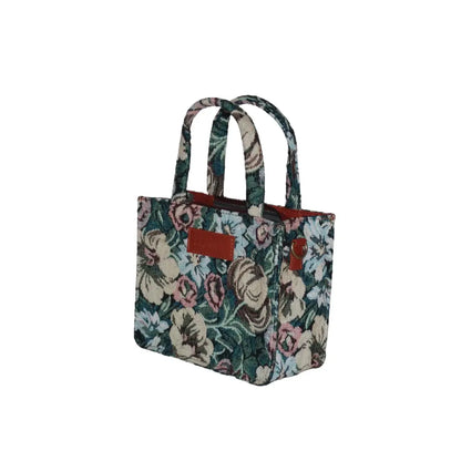 Floral Weave Mini Sling Bag