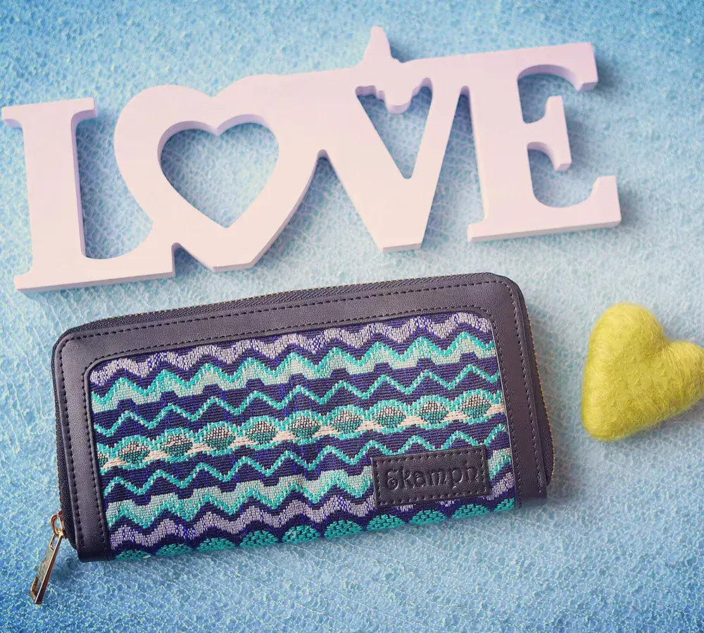 Green Black Ladies Wallet