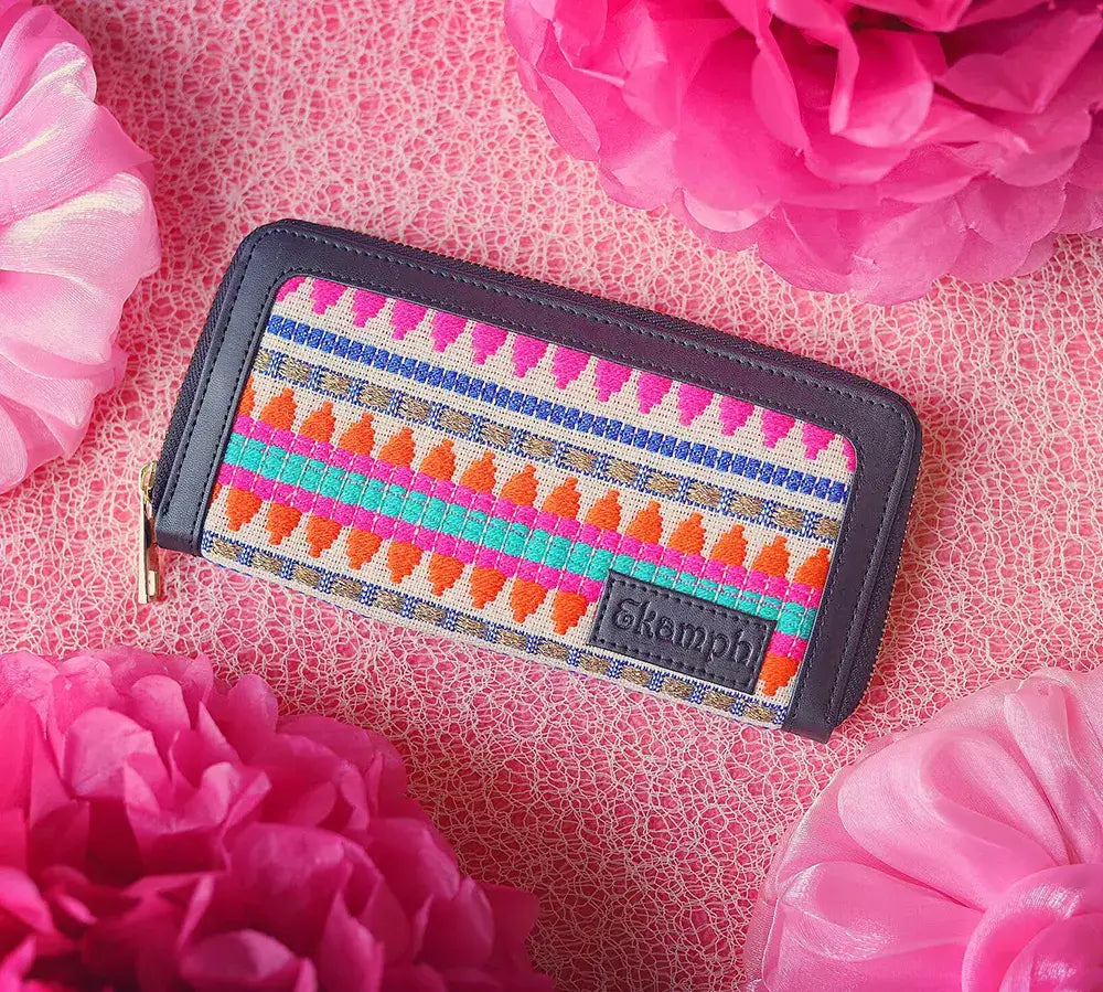Pink Colourful Ladies Wallet