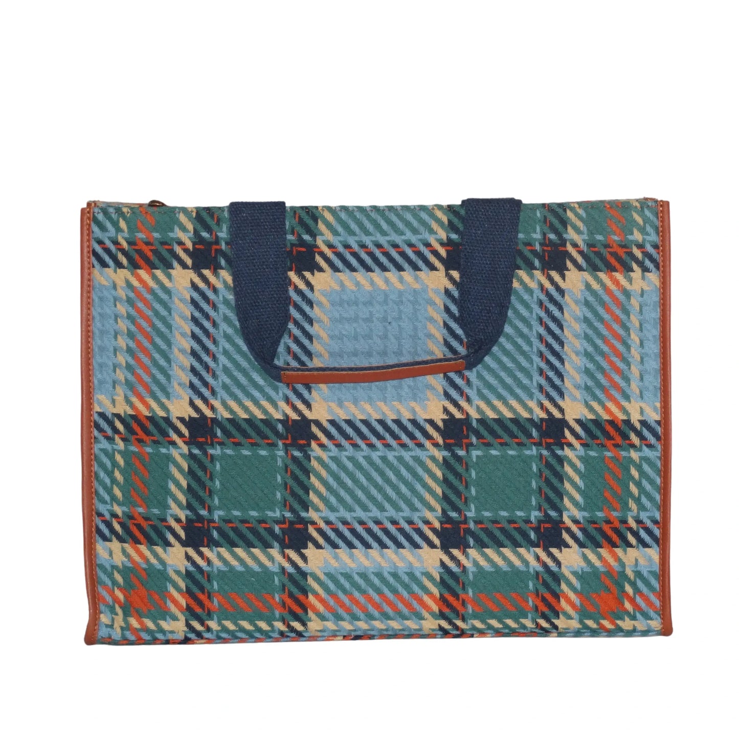 Scottish Checks Laptop Tote