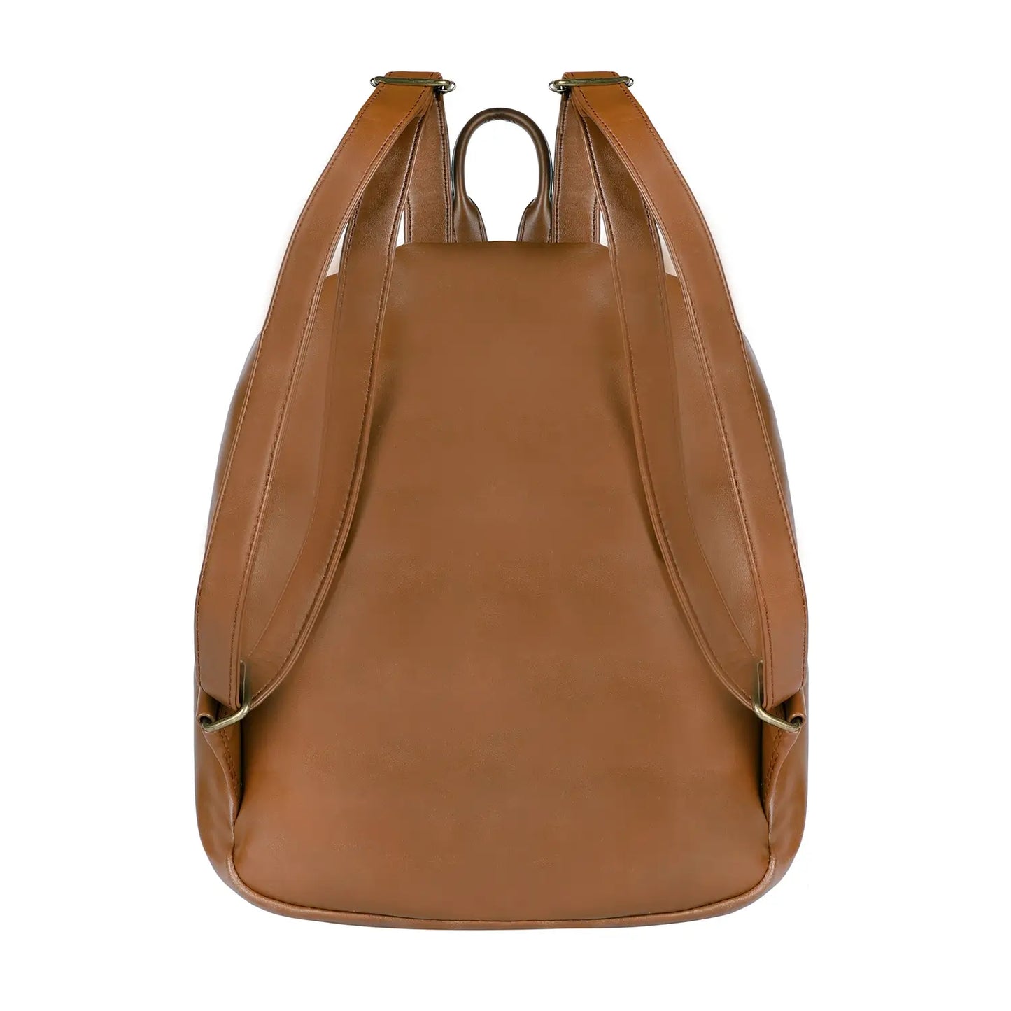 Tan & Pink  Colourful Backpack Bag